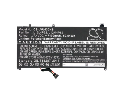Аккумулятор Lenovo, IdeaPad U430, IdeaPad U430 Touch-59371574, IdeaPad U430P, 7100 мАч, CS фото 3