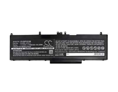 Аккумулятор Dell, Precision 3510, Precision 3510 Workstation, Latitude E5570, 7300 мАч, CS фото 2
