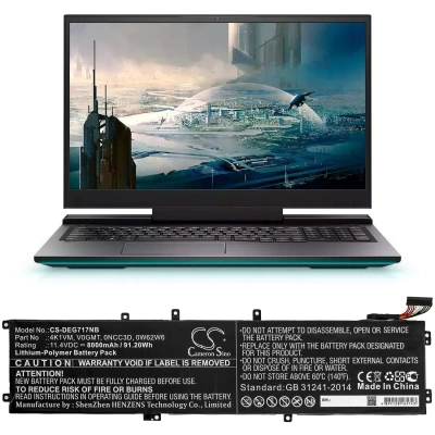 Аккумулятор Dell, G7 17 7700, 8000 мАч, CS фото 3