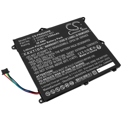 Аккумулятор Panasonic, CF-XZ6, CF-XZ62, CF-XZ62DCQR, 3500 мАч, CS фото 1