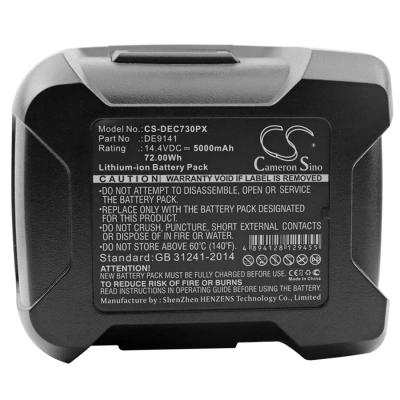 Аккумулятор DeWalt | Wurth, DC733K2, DC731KA, DC735KA, 5000 мАч, CS фото 5