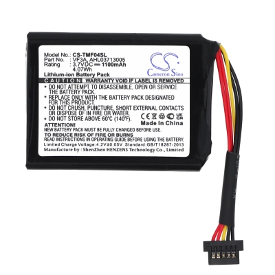 Аккумулятор TomTom, XL Live, 4EL0.001.01, XL LIVE TTS 4EL0.017.01, 1100 мАч, CS фото 4