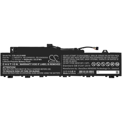 Аккумулятор Lenovo, IdeaPad 5 14ARE05, Ducati 5 82ES000DAU, IdeaPad 5 15ARE05-81YQ006JMH, 4850 мАч, 293,50 × 76,00 × 6,40 мм, CS фото 5