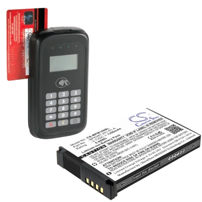Аккумулятор Zebra | Motorola | VeriFone, MPM-100, MPM100, VX600BT, 1350 мАч, CS фото 2