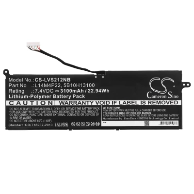 Аккумулятор Lenovo, IdeaPad S21E-20, IdeaPad S21E-20 80M4, 3100 мАч, CS фото 2