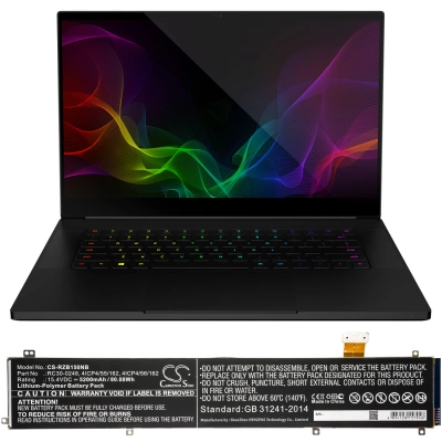 Аккумулятор Razer, Blade 15 2018 512GB 144Hz, Blade 15 Advanced, Blade 15 RTX 2070 Max-Q, 5200 мАч, CS фото 4