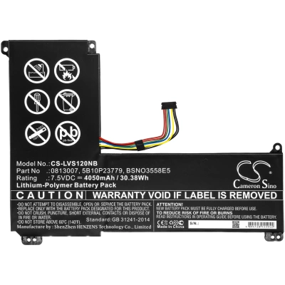 Аккумулятор Lenovo, IdeaPad 120S-14IAP (81A500GBGE), IdeaPad 120S-14IAP (81A50072GE), IdeaPad 120S-14IAP (81A500CCGE), 4050 мАч, CS фото 4