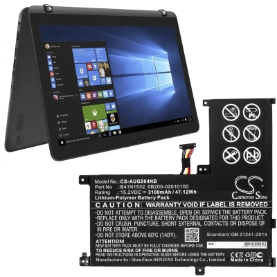 Аккумулятор Asus, Q504UA-BHI5T13, ZenBook Flip UX560UA-FZ020T, ZenBook Flip UX560UA-FZ015T, 3100 мАч, CS фото 4