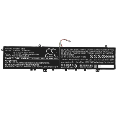 Аккумулятор Lenovo, Yoga S740-15IRH, Yoga C940-15IRH, Yoga C940-15IRH 81TE0000US, 4300 мАч, CS фото 2