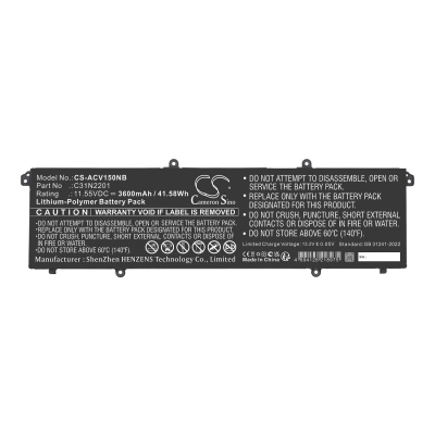 Аккумулятор Asus, E1504FA-BQ038W, E1504FA-BQ090, E1504FA-BQ204W, 3600 мАч, CS фото 3