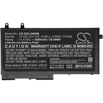 Аккумулятор Dell, Latitude 5400 Chromebook, Inspiron 7591 2-in-1, Latitude 5500, 3500 мАч, CS фото 4