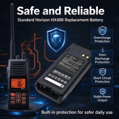 Аккумулятор Standard Horizon, HX400IS, HX400, 2550 мАч, CS фото 6