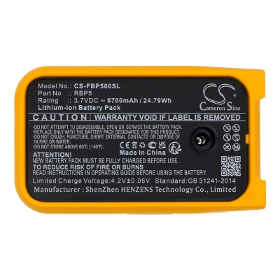 Аккумулятор Fluke, 6XG45, PLS 180G, 6XG46, 6700 мАч, CS фото 2