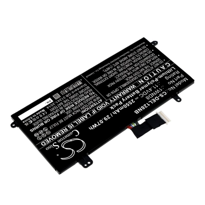 Аккумулятор Dell, Latitude 12 5285, Latitude 5285, 2550 мАч, CS фото 2