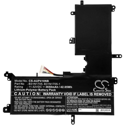 Аккумулятор Asus, VivoBook Flip 14 TP410UA-EC229T, VivoBook Flip 14 TP410UR-EC084T, TP410UF-EC002T, 3650 мАч, CS фото 3