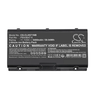 Аккумулятор Hasee | Schenker | Sager | Powerspec | Clevo | Cjscope, G10-CU7PK, Z8-CR7P1, ZX10-DA7DP, 5400 мАч, CS фото 5