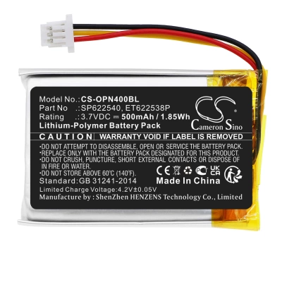 Аккумулятор Opticon, OPN-4000i, OPN-4000n, 500 мАч, CS фото 2