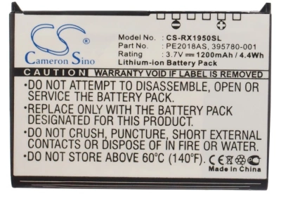 Аккумулятор HP, iPAQ RX1900, iPAQ RX1950, iPAQ RX1955, 1200 мАч, CS фото 3