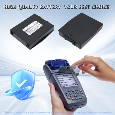 Аккумулятор VeriFone, Nurit 8000, Nurit 8010, Nurit 8000 Wireless Terminal, 1800 мАч, CS фото 2