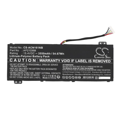 Аккумулятор Acer, Nitro 16 AN16-51-74BV, Nitro 16 AN16-51-78GX, Nitro 16 AN16-51-56VT, 3550 мАч, CS фото 3