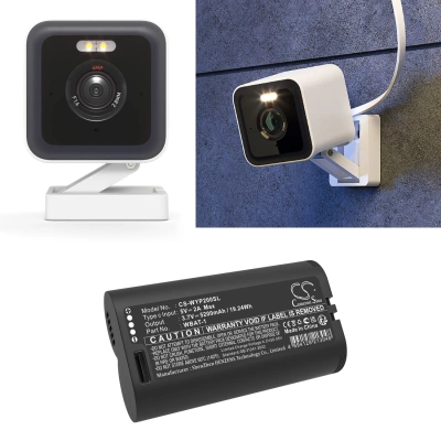 Аккумулятор Wyze, Pro 2k, Cam Pro, 5200 мАч, CS фото 6