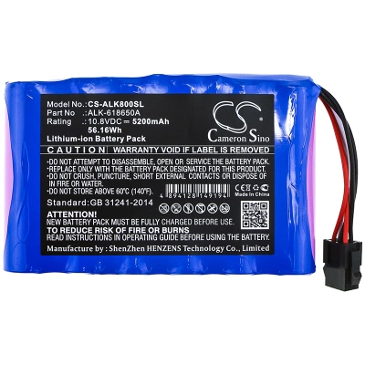 Аккумулятор Eloik, ALK-80, ALK-88, ALK-88A, 5200 мАч, CS фото 2