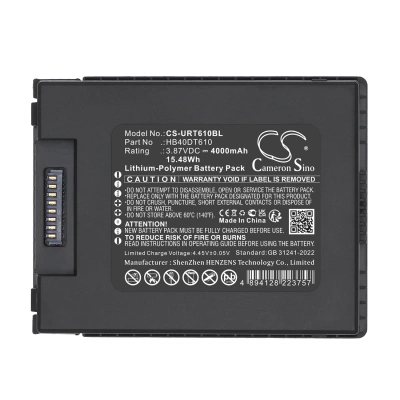 Аккумулятор Urovo, DT610, DT610 RFID Mobile Computer, 4000 мАч, CS фото 4