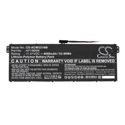 Аккумулятор Acer, Chromebook Spin 713 CP713-3W-57JX, Chromebook 515 CB515-1WT-55A8, Swift 3 SF314-59-318R, 4650 мАч, CS фото 5