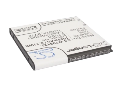 Аккумулятор Alcatel, OT-991D, OT-991, OT-991 Play, 1650 мАч, CS фото 3
