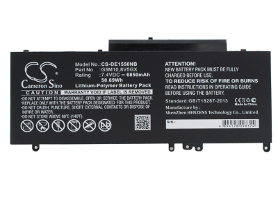Аккумулятор Dell, Latitude E5550, Latitude 15 5000, Latitude E5550 15.6", 6850 мАч, CS фото 1