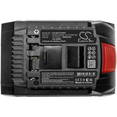 Аккумулятор Bosch, GDS 18V, GCM 18V-216, GCM 18V-305 GDC, 8000 мАч, CS фото 4