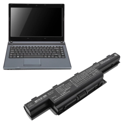 Аккумулятор Gateway | Packard Bell | Acer | eMachines, NS41I, NS51I, NV4900, 8800 мАч, CS фото 3