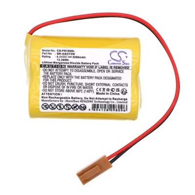 Батарея Panasonic | GE, Fanuc A06 programmable logic, Beta SVU Amplifier, Beta iSV Amplifier, 2200 мАч, CS фото 5