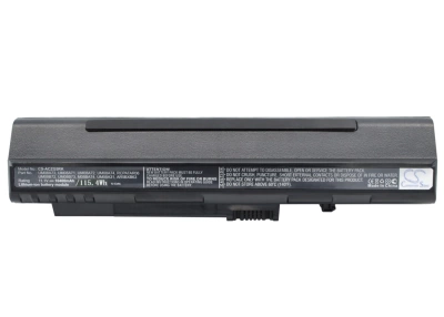 Аккумулятор Acer, Aspire One A150, Aspire one A110L blau, Aspire One A150-BGb, 10400 мАч, 202,66 × 50,79 × 49,00 мм, CS фото 1