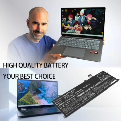 Аккумулятор HP, Book pro 16, Envy x360 2-in-1 16-ad0097nr, OmniBook Ultra 14, 8300 мАч, CS фото 2