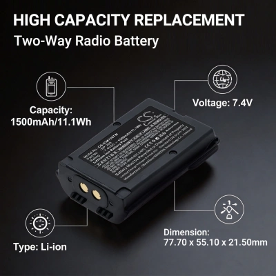 Аккумулятор Icom, IC-M72J, IC-M73J, 1500 мАч, CS фото 7
