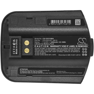 Аккумулятор Intermec, CK30, CK31, CK32, 3400 мАч, CS фото 4
