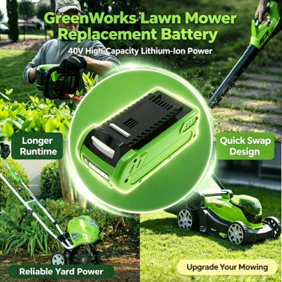 Аккумулятор Poulan Pro | Cramer | GreenWorks, 967044601 40V 24“, 967044601 40V Dual Steel Hedge Trimmer 24", 40CS12, 2000 мАч, CS фото 4