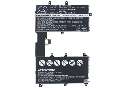 Аккумулятор HP, Omni 10, Pro Tablet 610, HSTNH-Q12C, 8250 мАч, CS фото 2