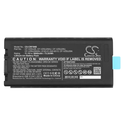 Аккумулятор Panasonic, ToughBook CF-29, ToughBook CF-29A, ToughBook CF-29E, 6600 мАч, CS фото 4