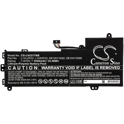 Аккумулятор Lenovo, E31-80-IFI, U31-70(80M500FVGE), IdeaPad 510S-13ISK (80SJ001CGE), 4550 мАч, CS фото 3