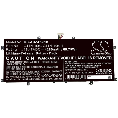 Аккумулятор Asus, Deluxe 14S, UX425IA, X435EA, 4250 мАч, CS фото 2