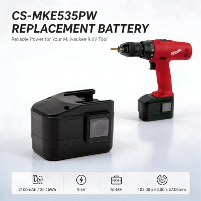Аккумулятор Atlas Copco | Milwaukee | AEG, PCS6T, PES9.6, PES 9.6T, 2100 мАч, CS фото 4