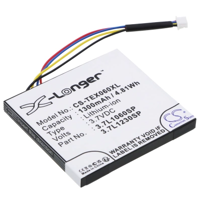Аккумулятор Texas Instruments, TI-Nspire CX, TI-Nspire CX CAS, N2/AC/2L1/A, 1300 мАч, CS фото 1