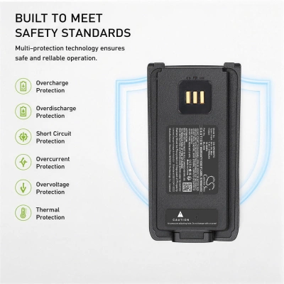 Аккумулятор Hytera, PD980, PD985, PD985B, 2700 мАч, CS фото 3