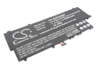 Аккумулятор Samsung, NP-530, NP-530U3B-A01, NP-530U3B-A02, 6000 мАч, CS фото 1