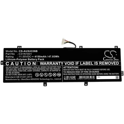 Аккумулятор Asus, Zenbook 14 UX433FQ-A5105R, P574FA, Zenbook Flip 13 UX362FA-BP8505T, 4150 мАч, CS фото 4