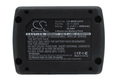 Аккумулятор Milwaukee, M12, M12 REDLITHIUM XC 4.0, C12 FM, 4000 мАч, CS фото 1