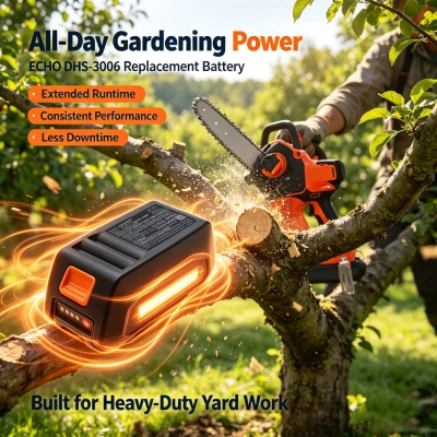Аккумулятор ECHO, DCS-2500T, DCS-2500TC, DCS-2500T Chainsaw, 5000 мАч, CS фото 5