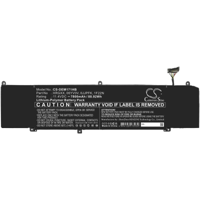 Аккумулятор Dell, G5 5590-D2785W, ALW15M-D1523S, G7 7590-D2785B, 7800 мАч, CS фото 2